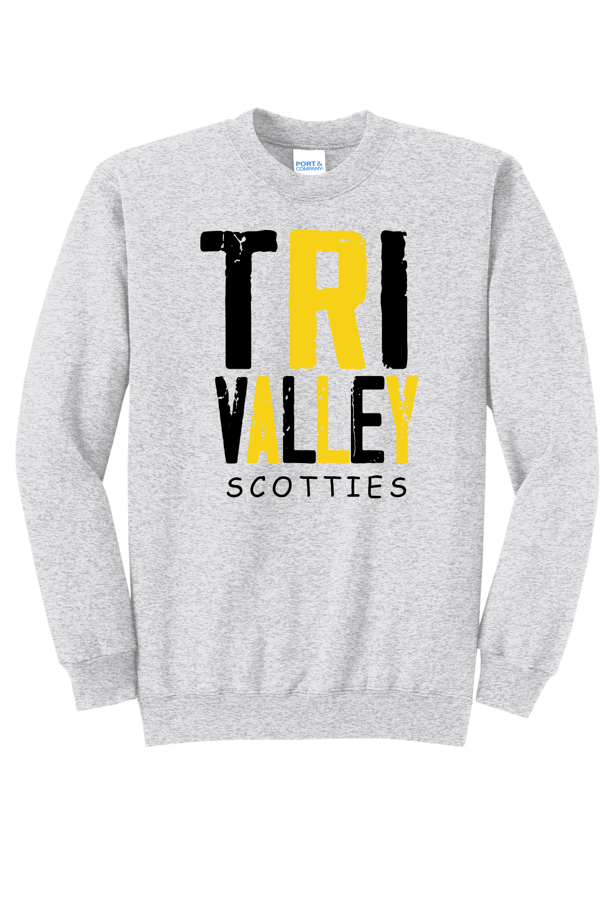 Large Lettered School Adult Crewnecks