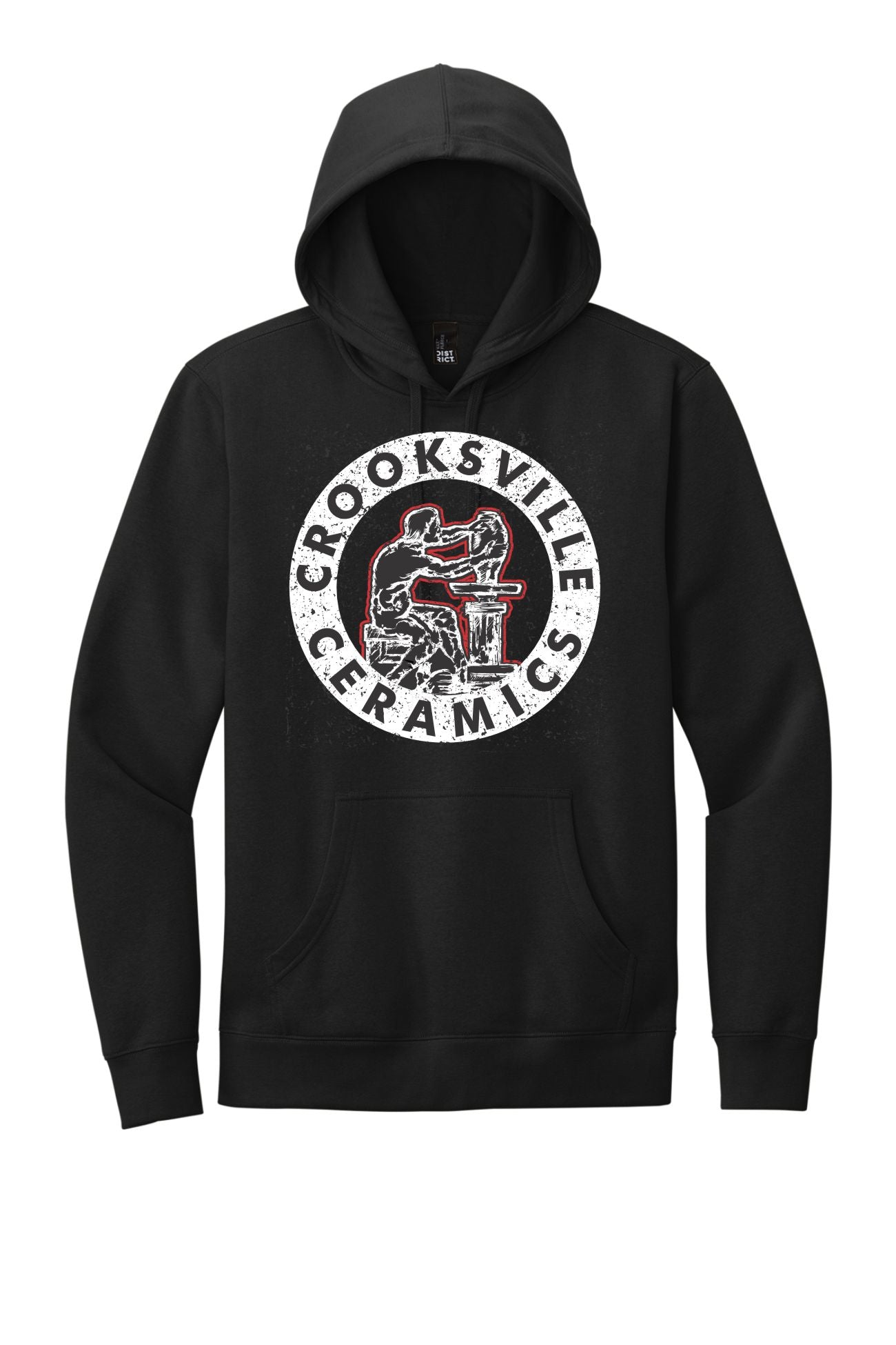 Distressed Ring Adult School Hoodie